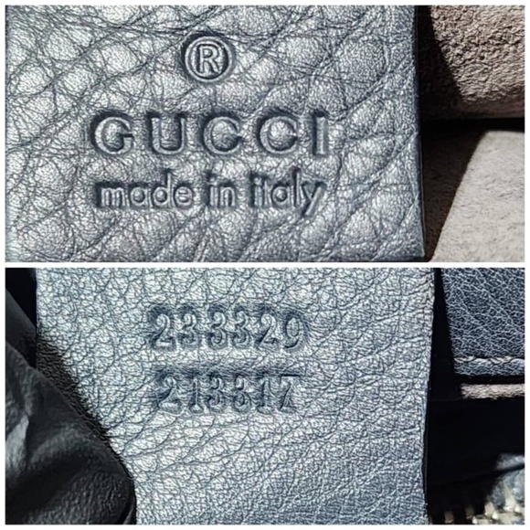 Authentic Gucci Leather Messenger/Crossbody Bag Grey - Picture 11 of 16